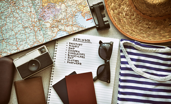 Pour ne rien oublier, voici notre check-list vacances !