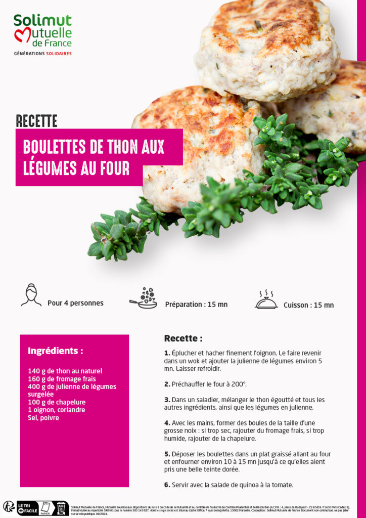 Recette boulettes de thon