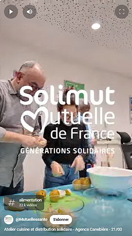 Atelier cuisine solidaire de Solimut à Marseille